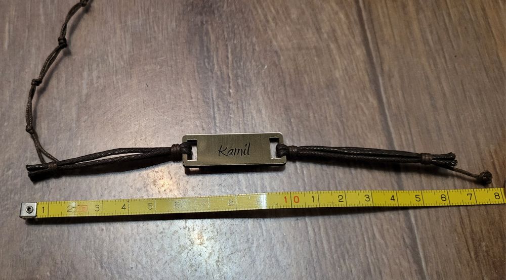 Bransoletka z imieniem "Kamil"