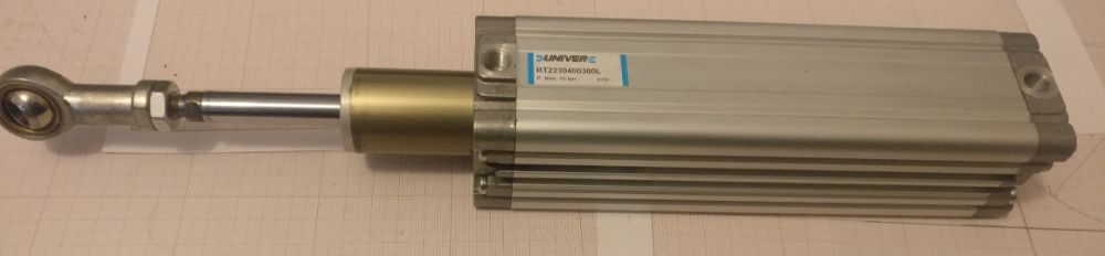 Siłownik pneumatyczny teleskopowy