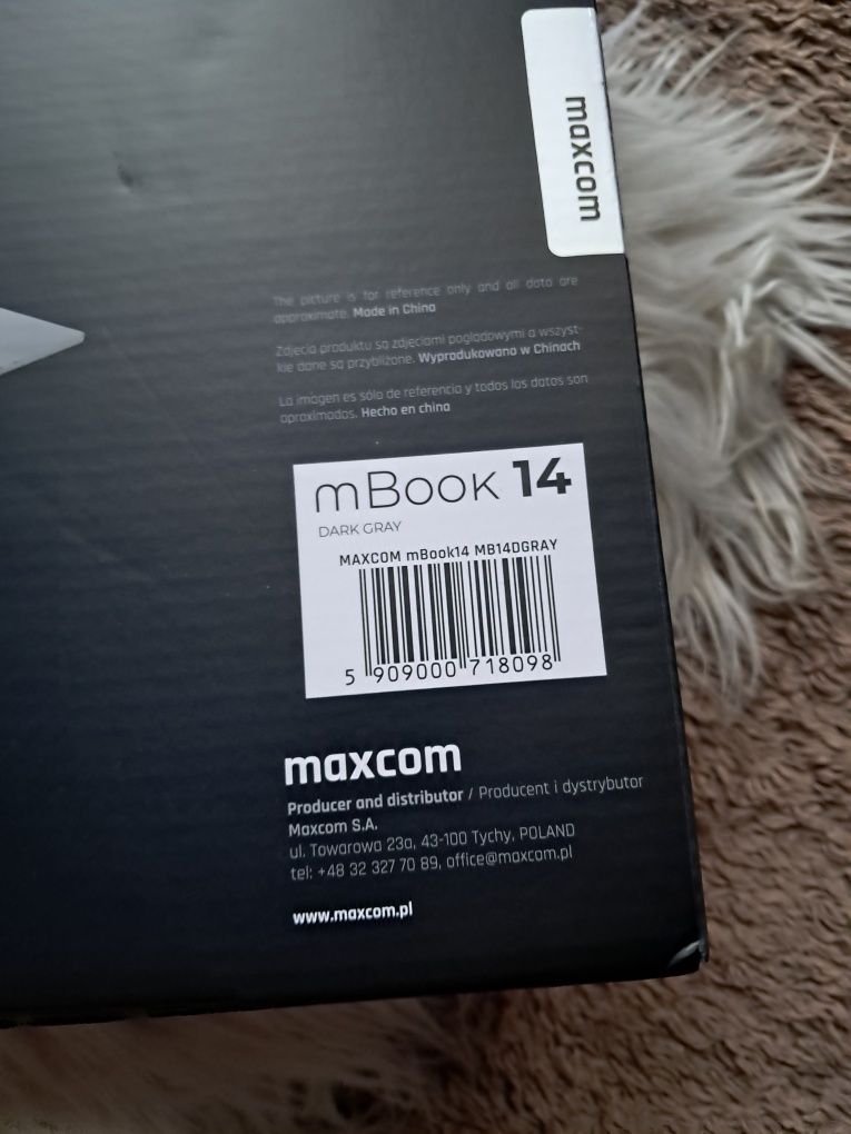 mBook 14, maxcom, nowy laptop,  8gb RAM, windows 11, 14"