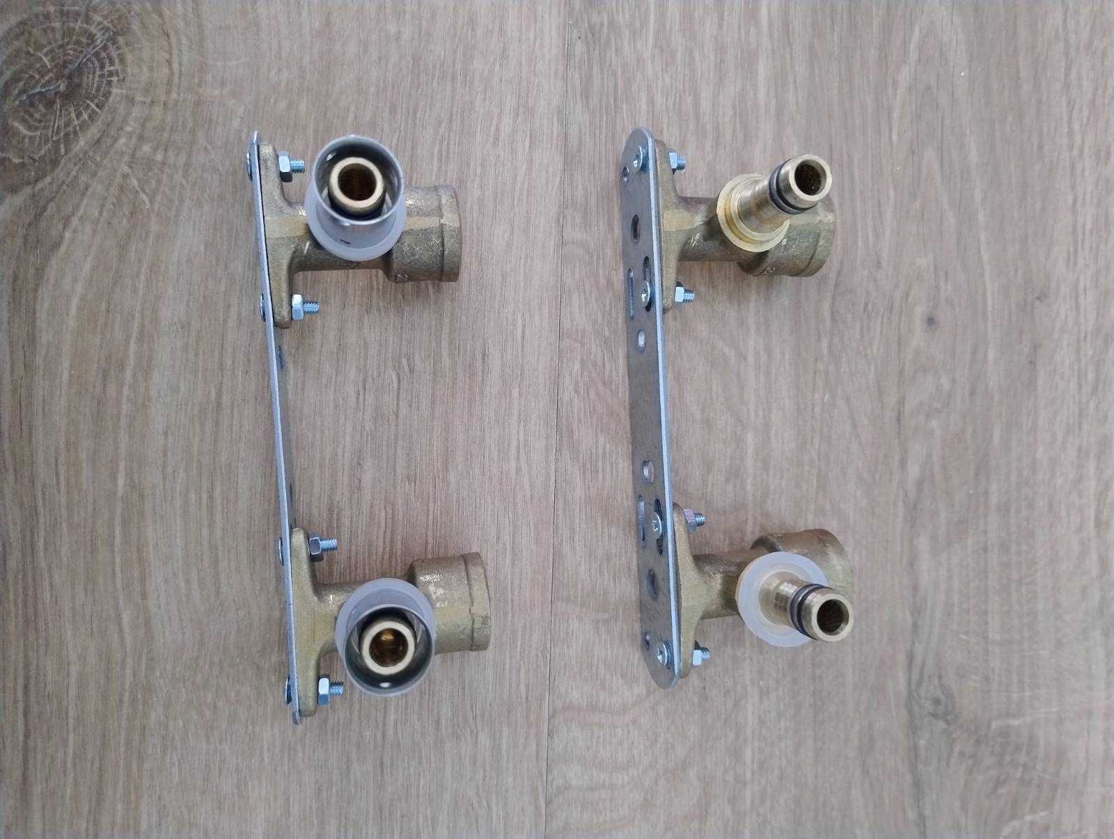 Złączka zaprasowywana pod baterię 100 mm 2 sztuki