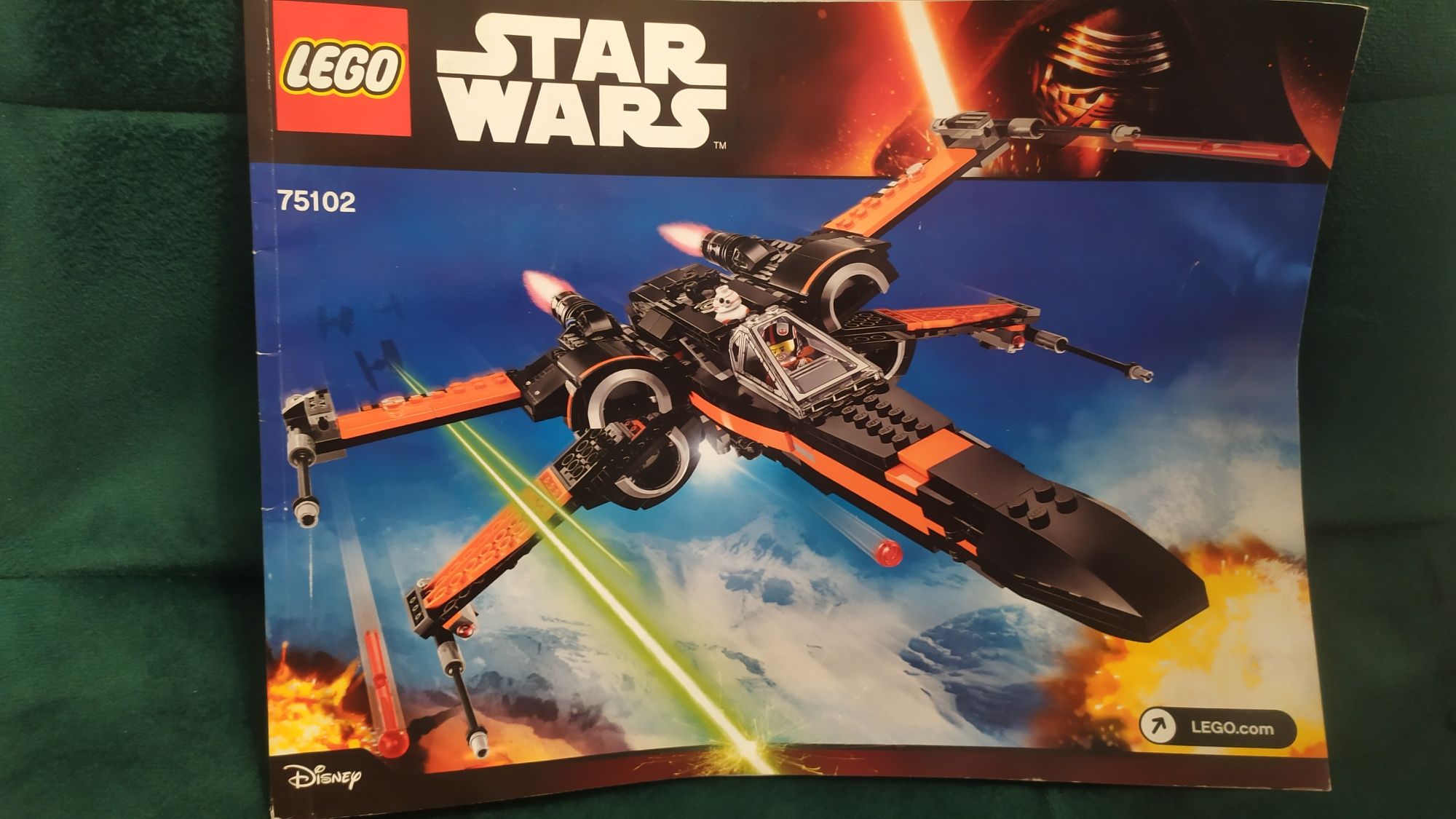LEGO Star Wars 75102 Poe's X-Wing Fighter Kompletny !