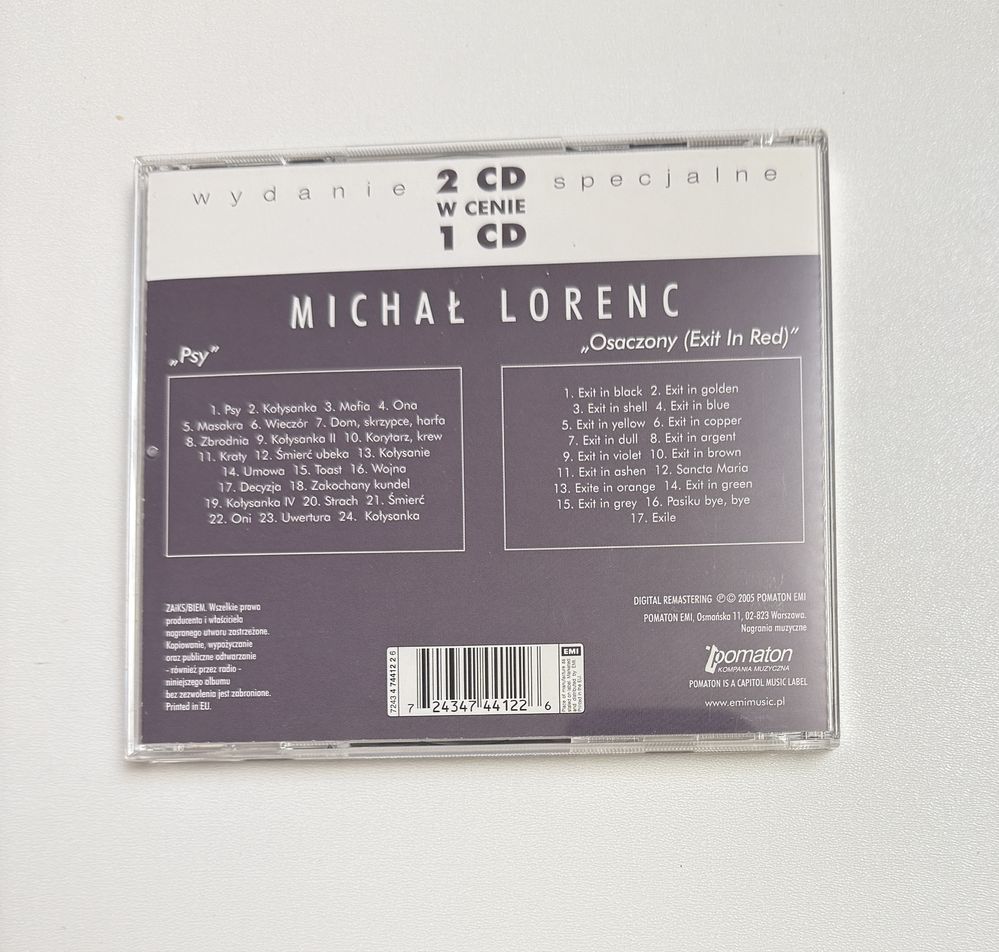 Michał Lorenc Psy Osaczony muzyka filmowa 2 cd