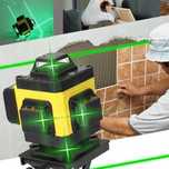 POZIOMICA LASEROW Laser Krzyżowy 4D + STATYW 118 CM Precyzyjna
