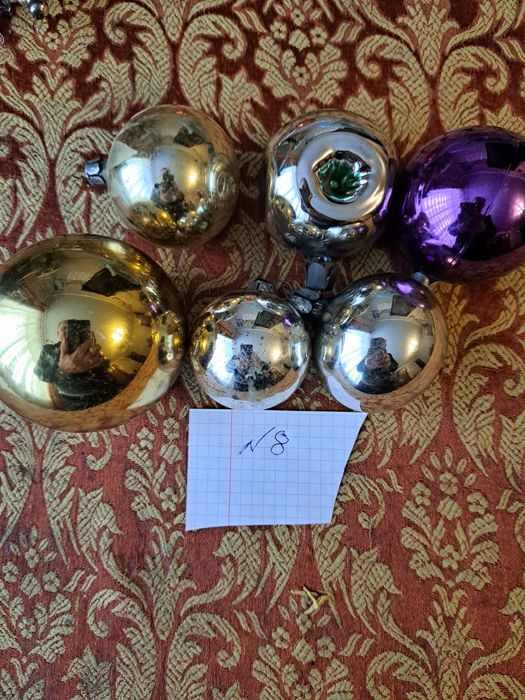 Игрушки елочные из  бывшей страны СССР, конец 50 - начало 60 г