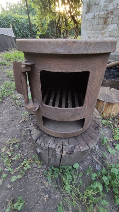 Буржуйка чугунная СССР