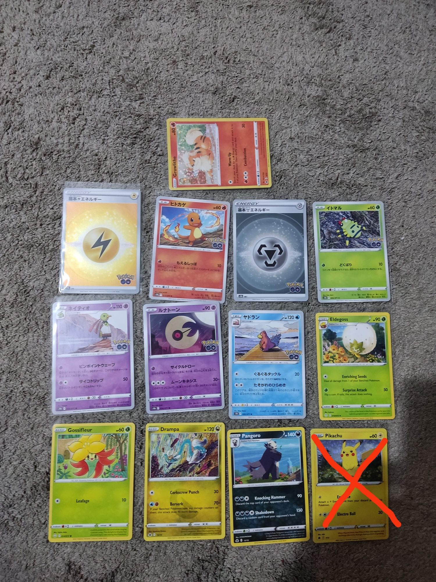 Cartas Pokémon originais