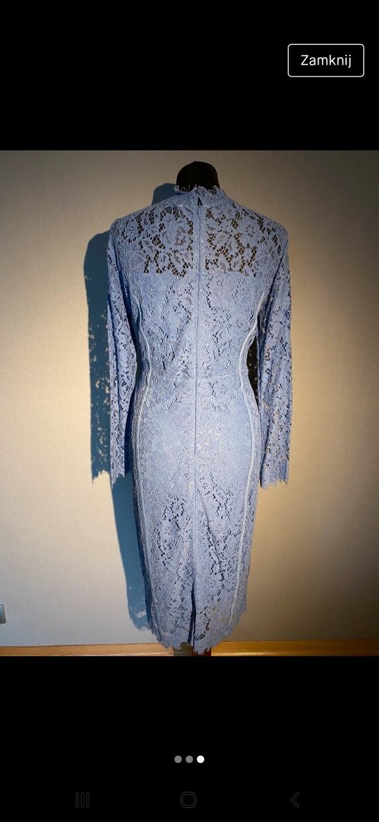 Błękitna sukienka Taranko 36