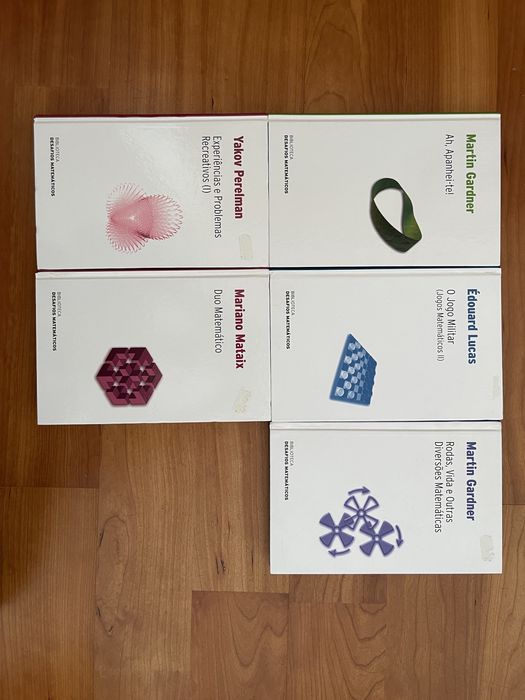5 livros biblioteca desafios matemáticos