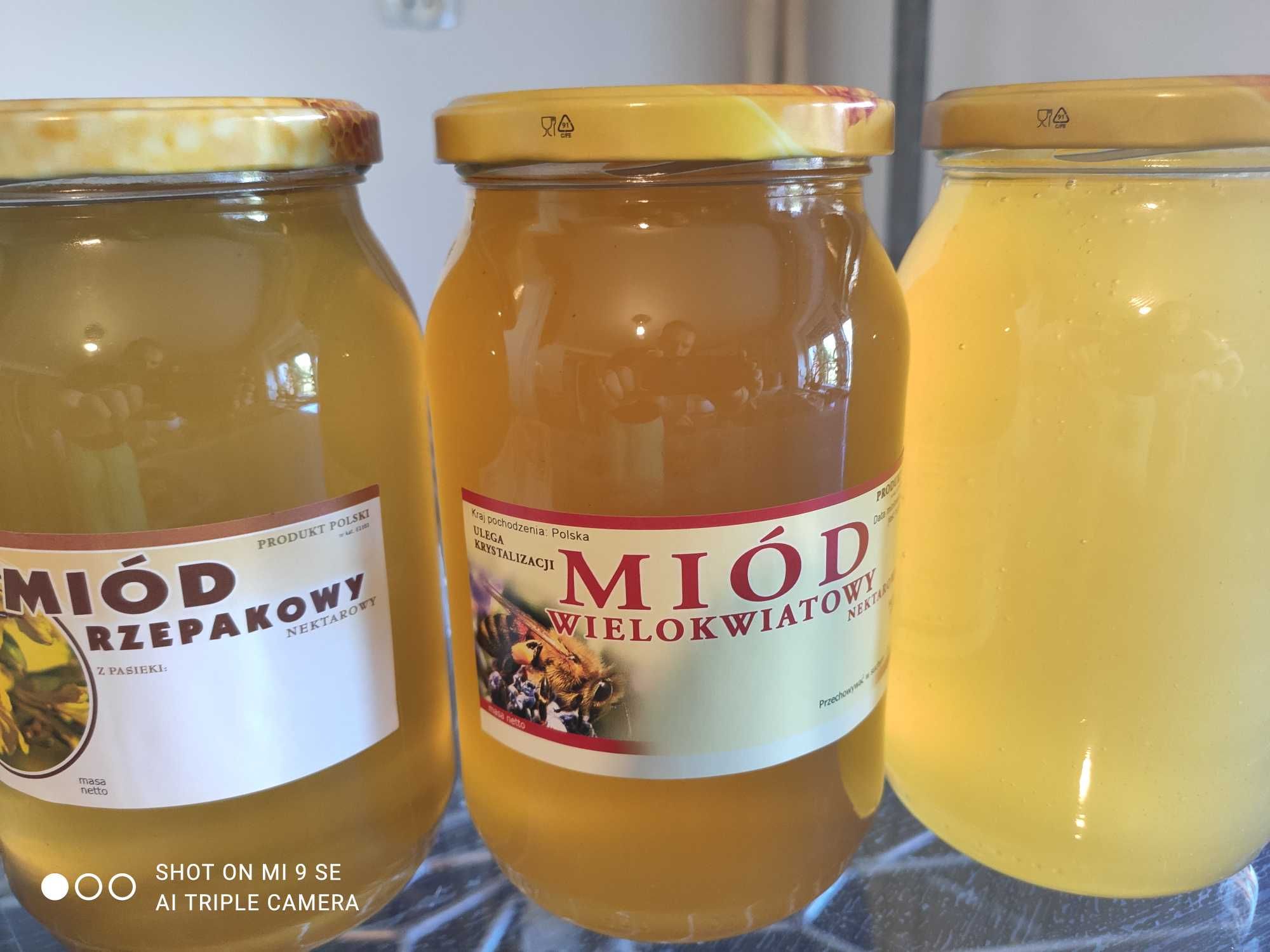 Miód prosto z pasieki- słoik 0.9 l