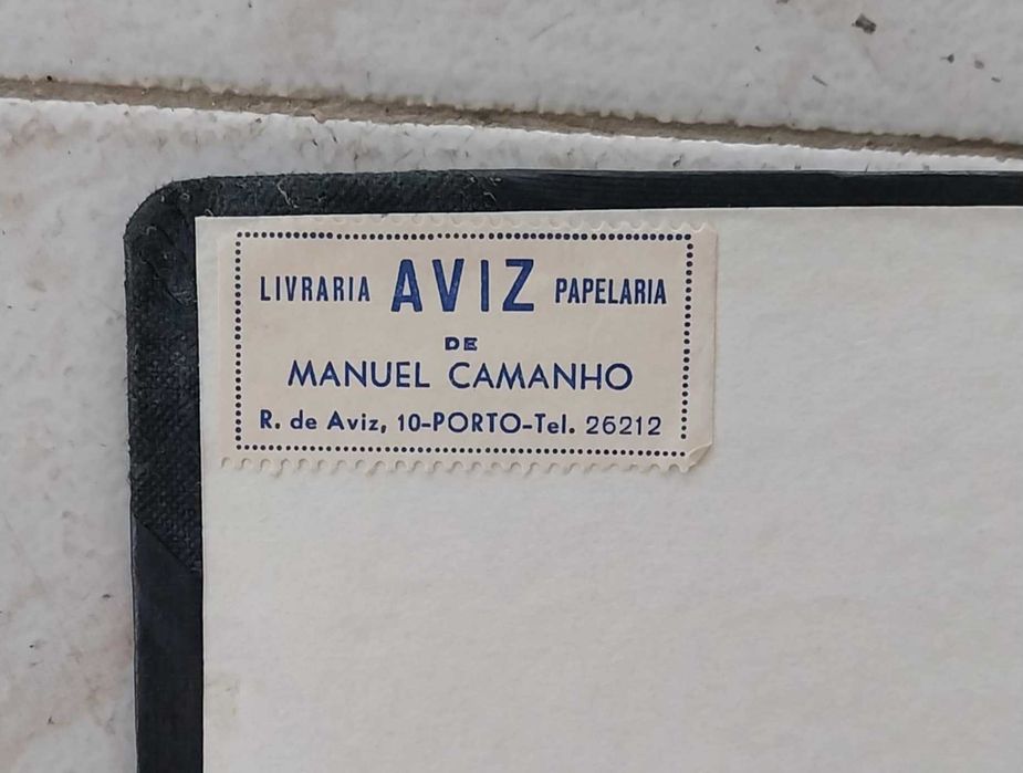 Antigo Livro de Diário (1954 a 1959) da Electro-Moagem do Marco-Porto