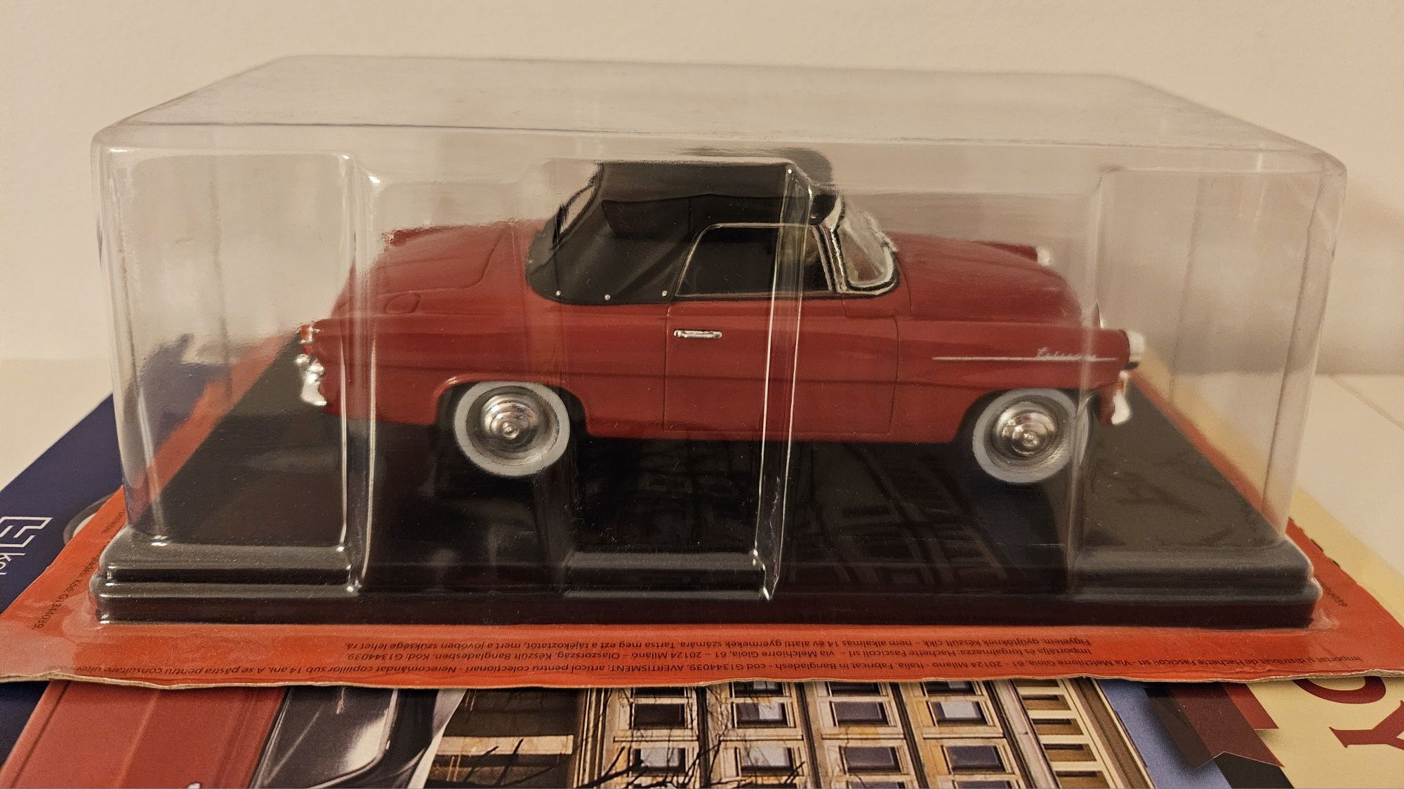 Skoda Felicia Cabrio 1959 Hachette 1:24 model samochodu