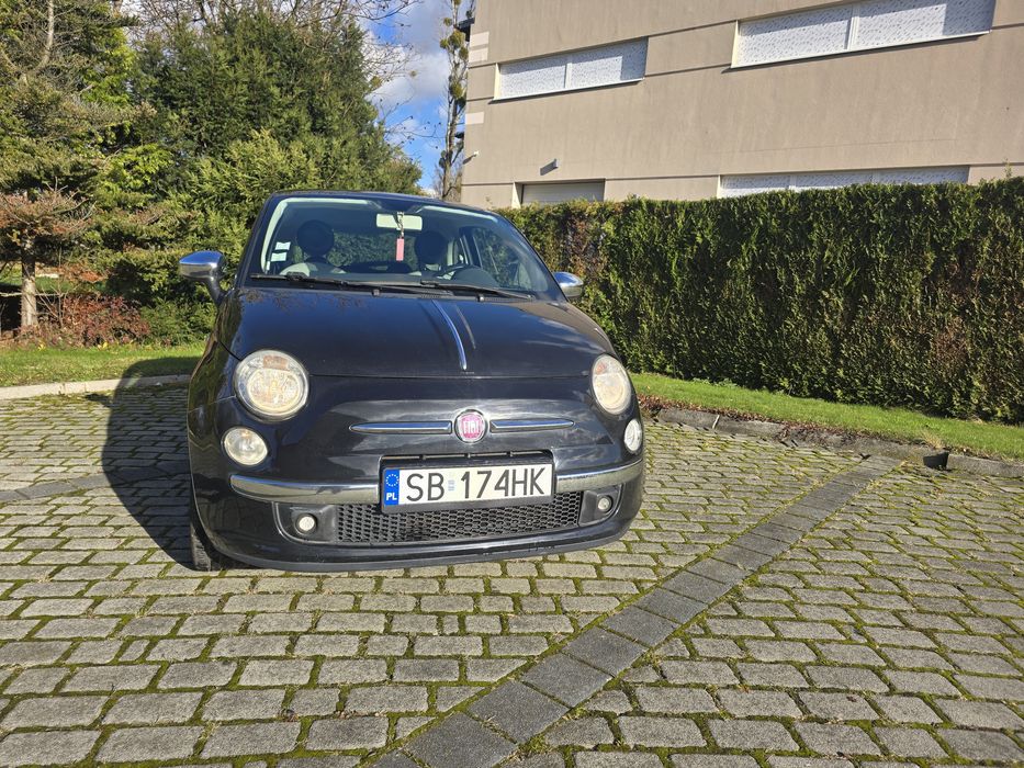Fiat 500 szklany dach   0 rdzy
