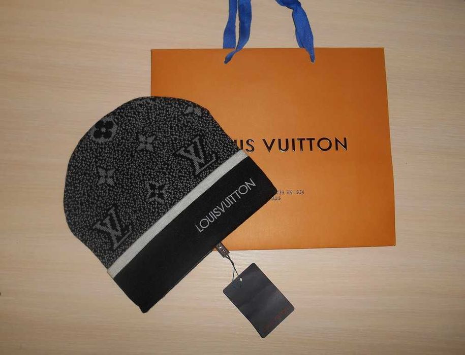 Nowa Louis Vuitton Męska bardzo ciepła zimowa czapka, Francja prezent