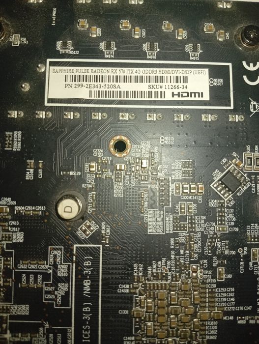 Продам видеокарту RX 570 4 gb