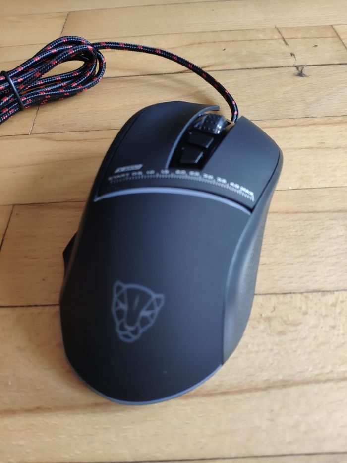 Мышь проводная игровая Motospeed V10 Black USB
