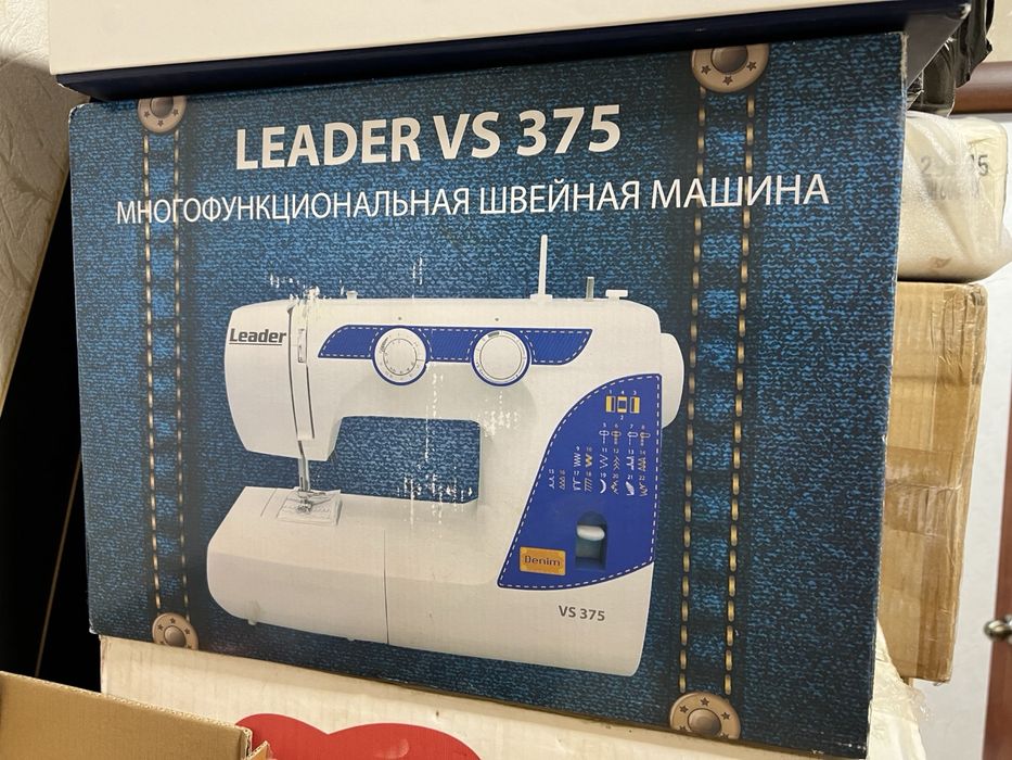 Новая Швейная машинка Leader VS 375 дешевле чем в магазине!
