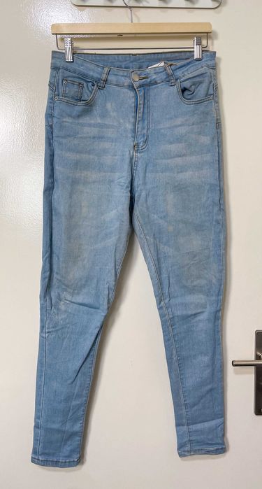 Calças jeans claras - SHEIN, L / 42, Skinny