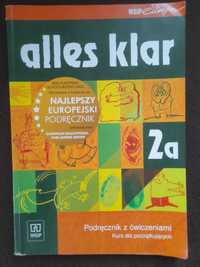 Alles klar 2a, podręcznik z ćwiczeniami, kurs dla początkujących