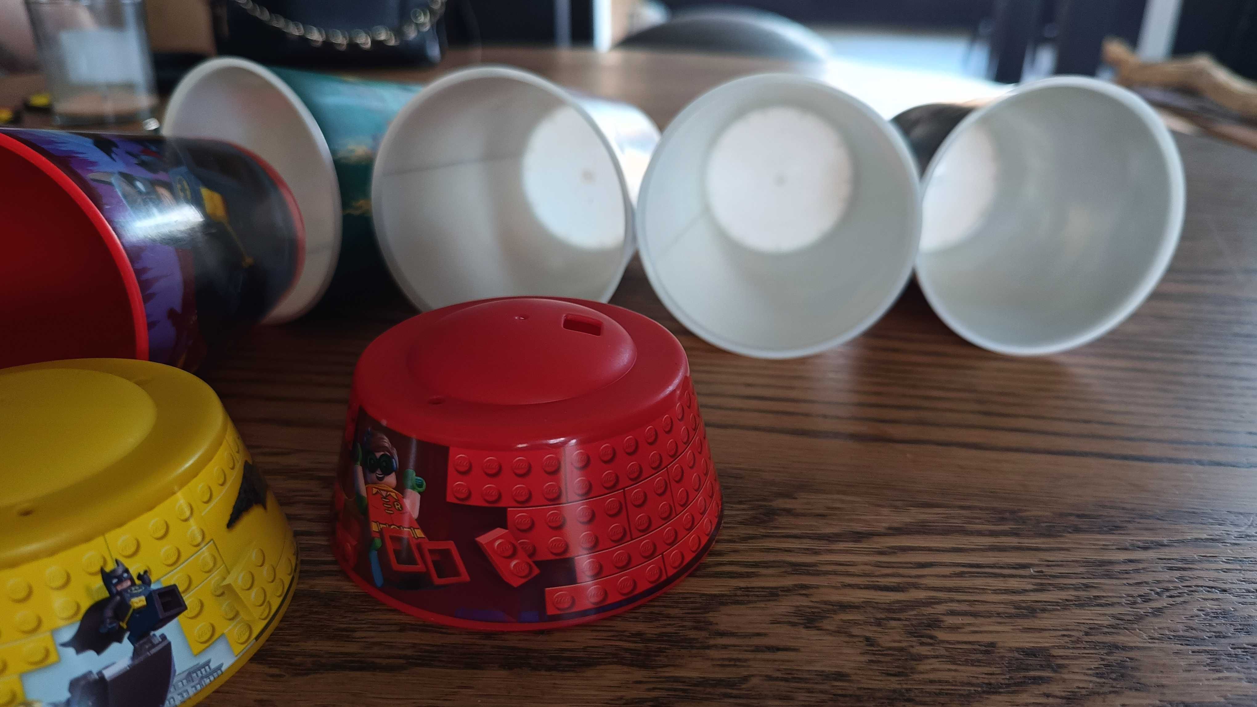 Kubek LEGO 3D 4szt+2 z wieczkiem