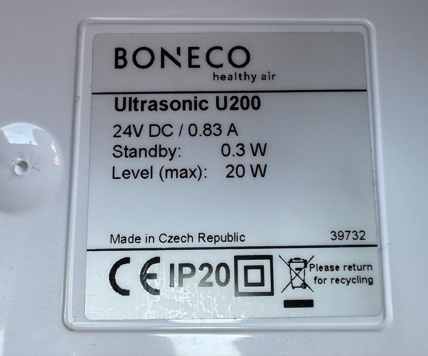 Зволожувач повітря Boneca ultrasonic U 200