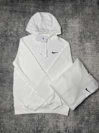 Bluza Basic Nike Biała XS *NOWA* z kieszenią i kapturem