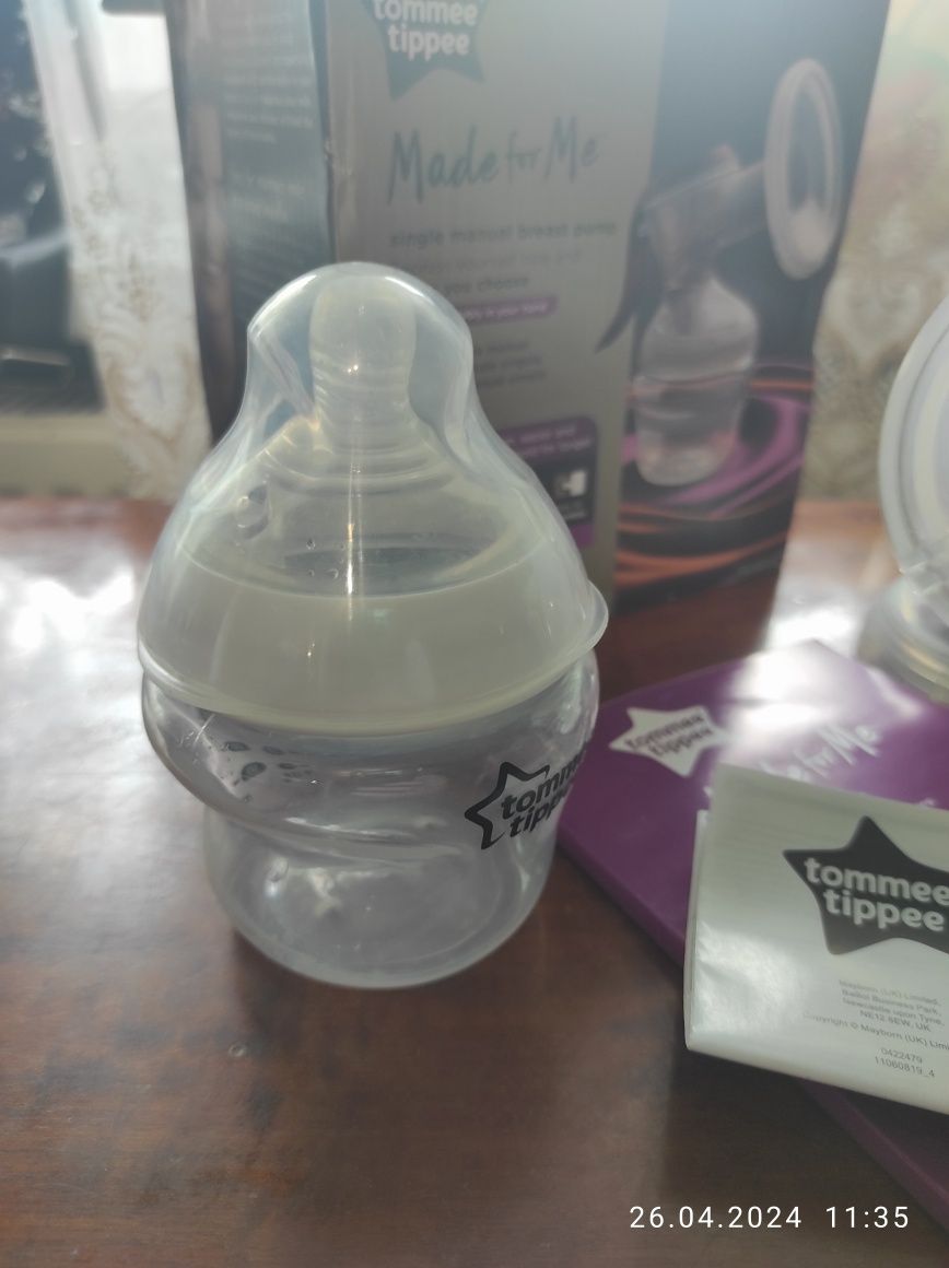 Tommee Tippee, Made for Me, силіконовий молоковідсмоктувач