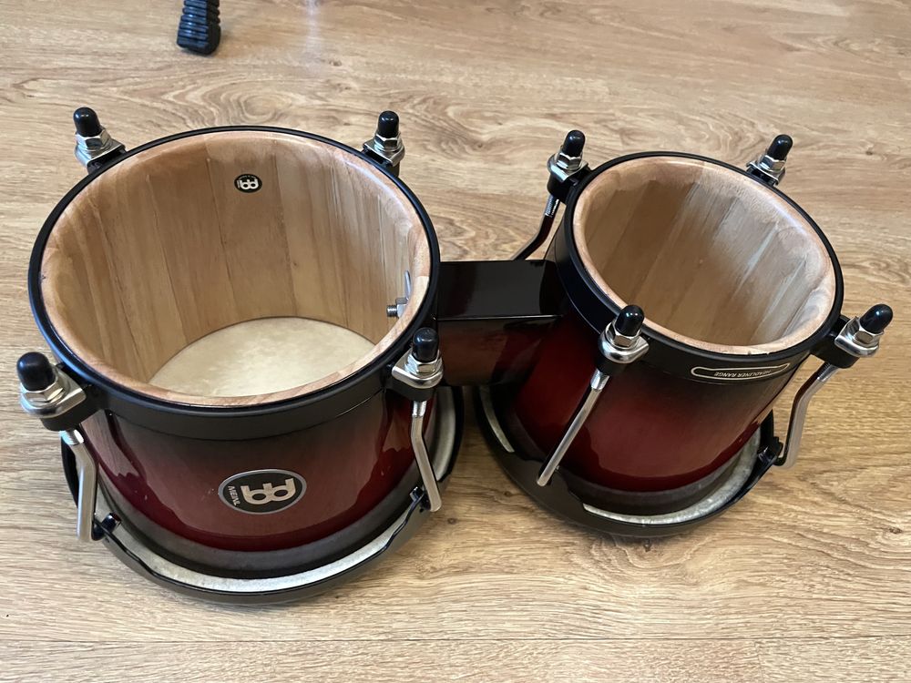 Zestaw Perkusyjny Bongos bongosy Meinl + statyw dedykowany perkusja