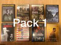 2 Packs Filmes Aclamados: Estado de Guerra, Discurso do Rei, Crash,…