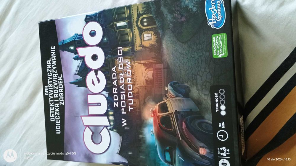 Gra planszowa Cluedo: zdrada w posiadłości Tudorów