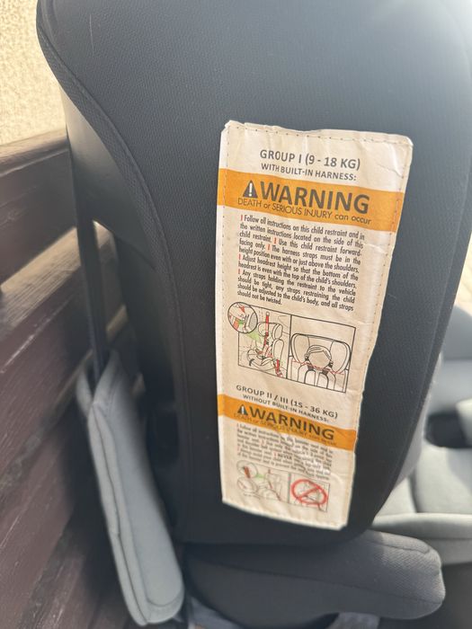 Дитяче автокрісло, 9-36кг