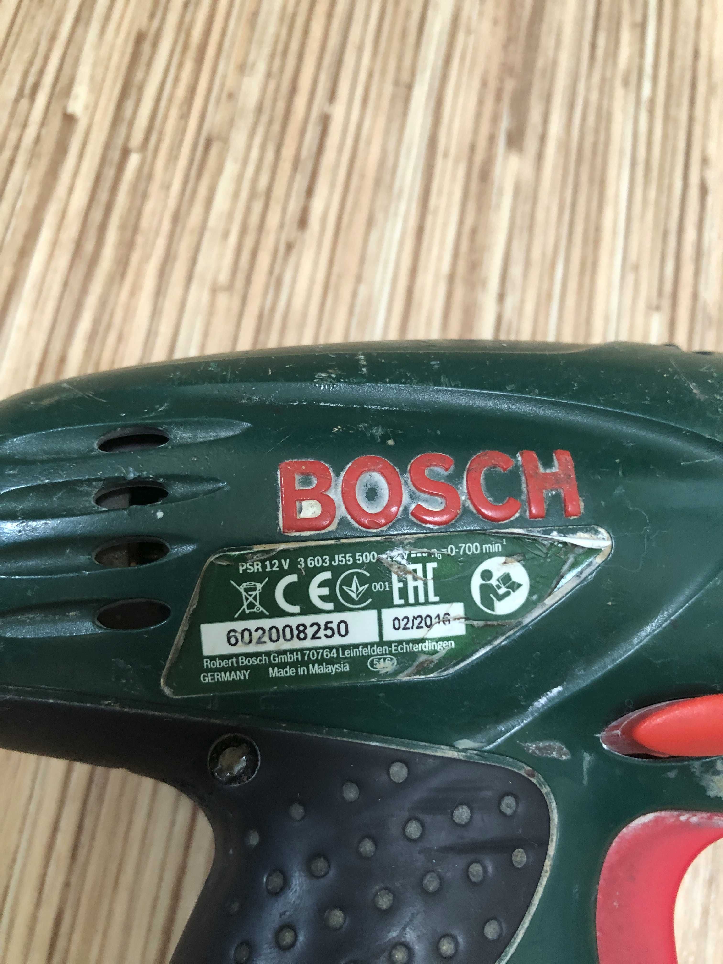 Wkrętarka Bosch zasilanie akumulatorowe 12 V PSR 12