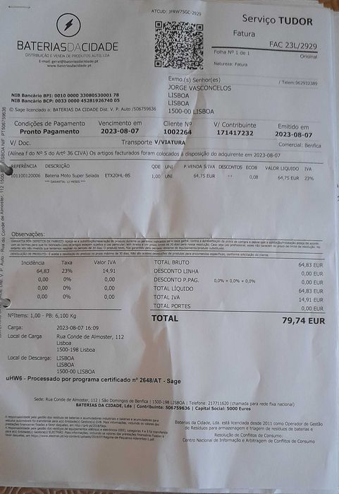 Bateria Exide Exide Moto 12v-18 ah