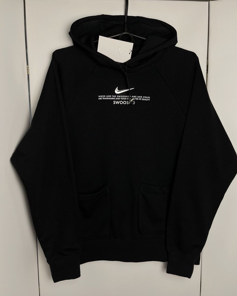 Жіноче худі nike swoosh чорне найк свуш оригінал кофта толстовка