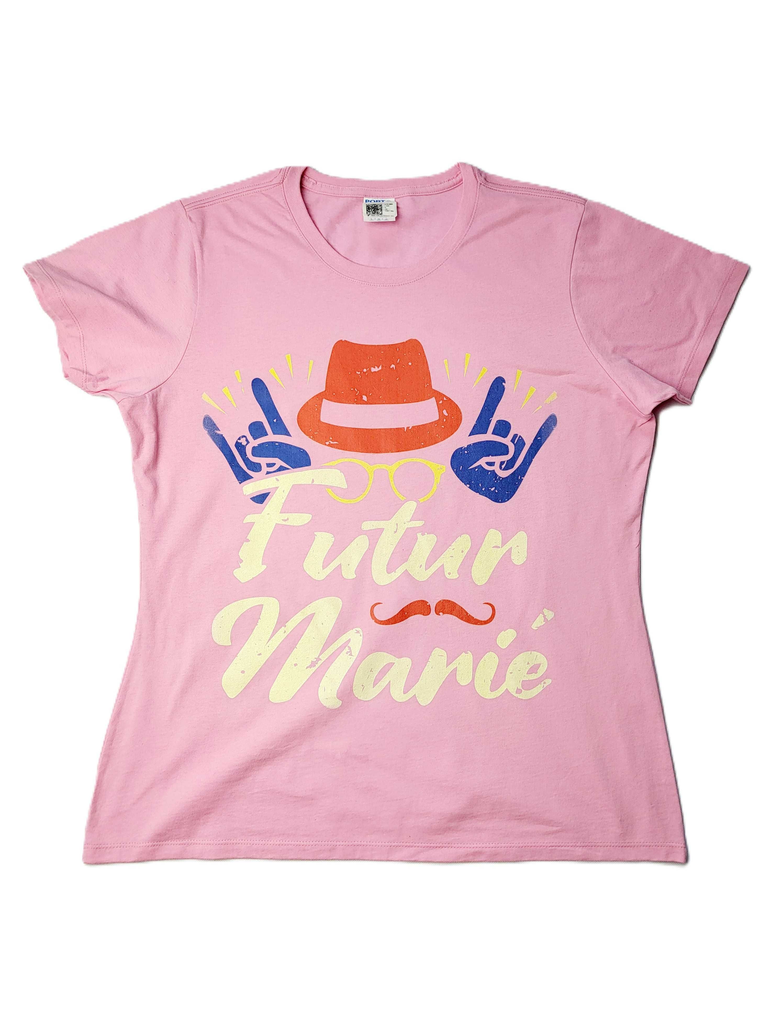 Nowy t-shirt damski bluzka koszulka roz.L /02-164/