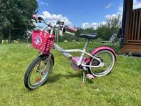 Rower rowerek btwin decathlon 16 cali dziewczynka