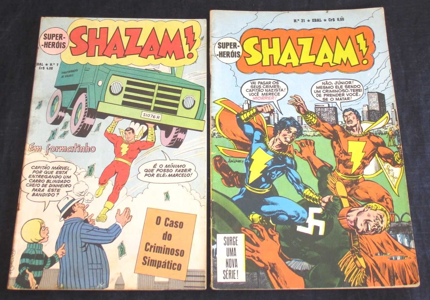 Livros BD Super-Heróis Shazam! 1977