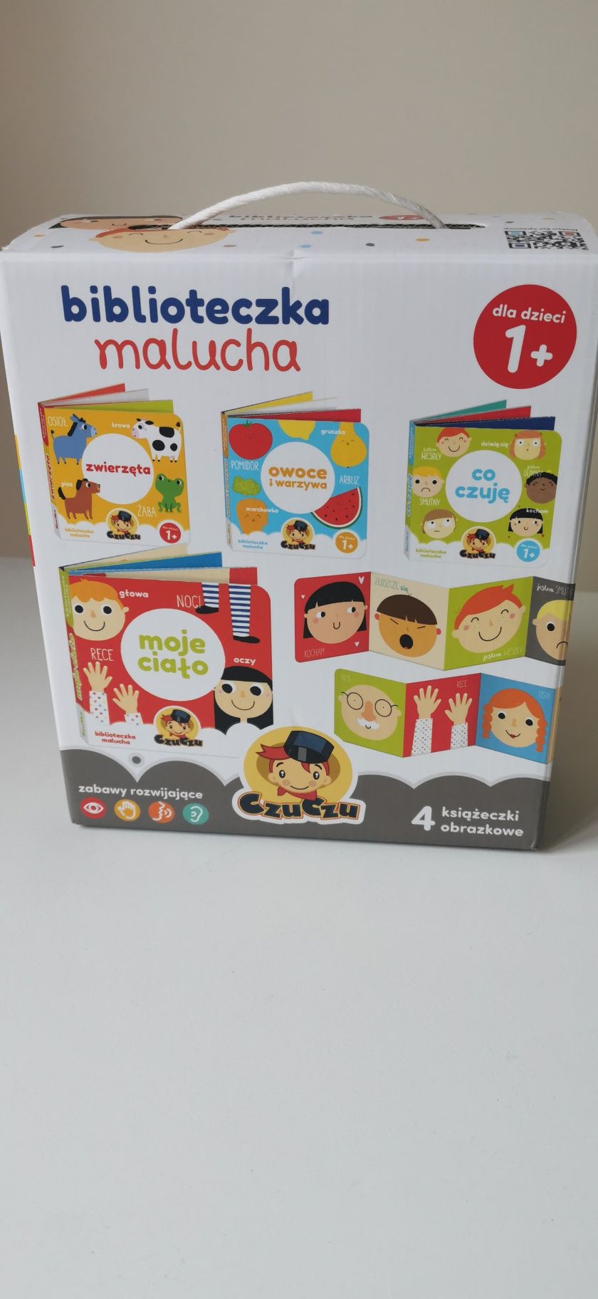 Biblioteczka Malucha 1+ CzuCzu 4 książeczki