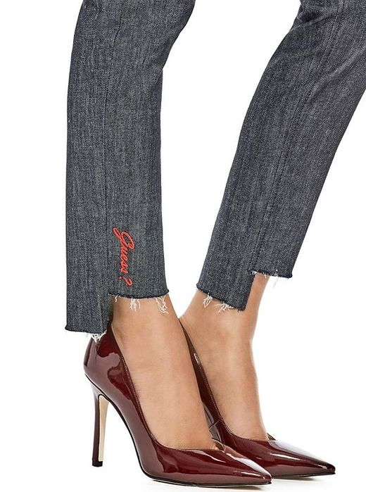 GUESS оригінал. Жіночі джинси темні сині скінні XS S M L XL