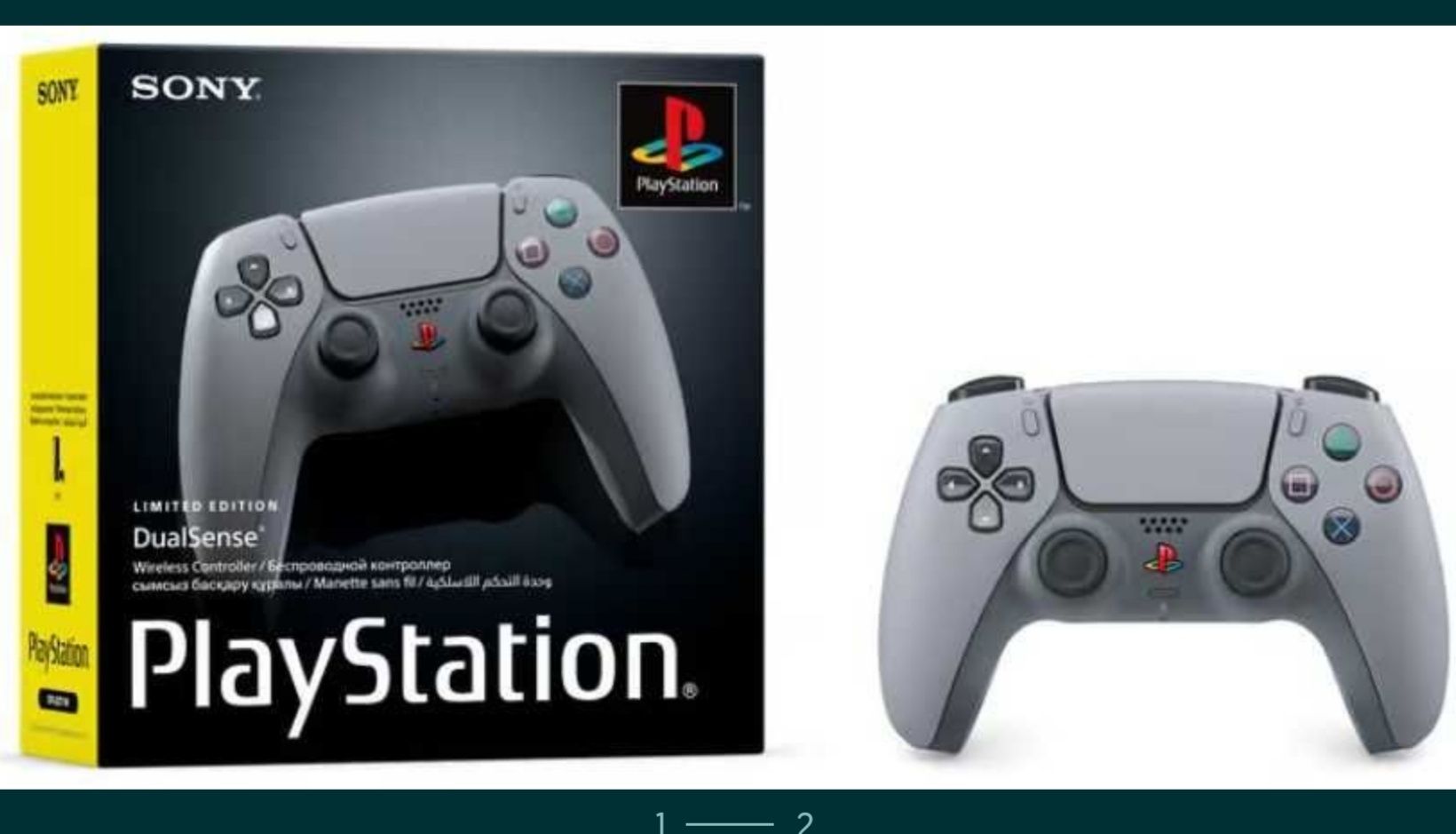 Comando Dualsense PS5-Edicão limitada de 30th aniversário