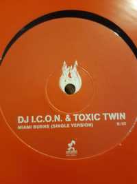 płyta winylowa DJ I.C.O.N. & Toxic Twin– Miami Burns Electro TechHouse