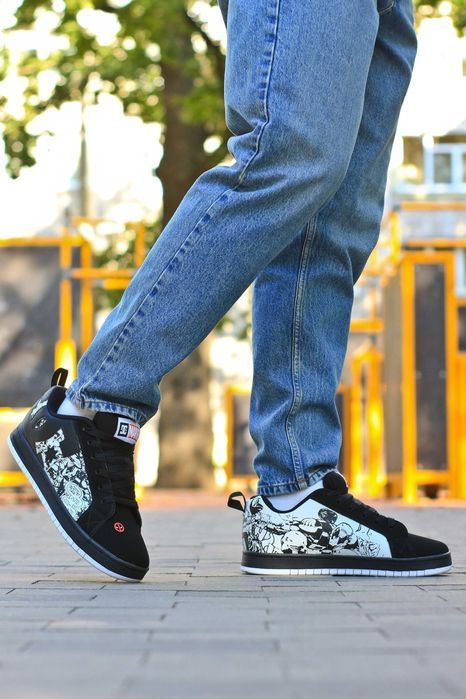 !SALE! DC Shoes Court Graffik Marvel Black/White 40 41 42 43 44 45 дс