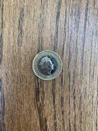 Монета Єлизавета ІІ 2 2017рік Велика Британія 1 фунт