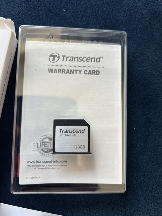Karta Transcend JetDrive Lite 130 do MacBook 128 GB