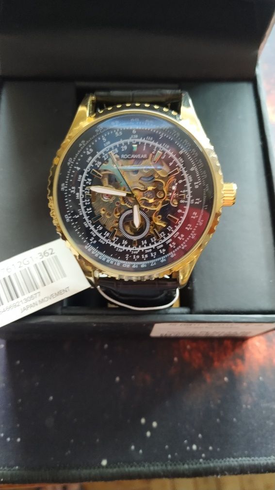 Чоловічий ручний годиник фірми Rocawer механічний самозавідний