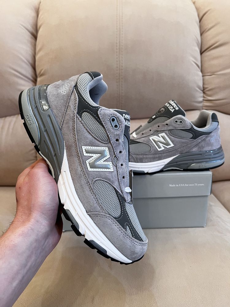 Оригинал New Balance 993 Made In USA ‘Grey White’ новые MR993GL