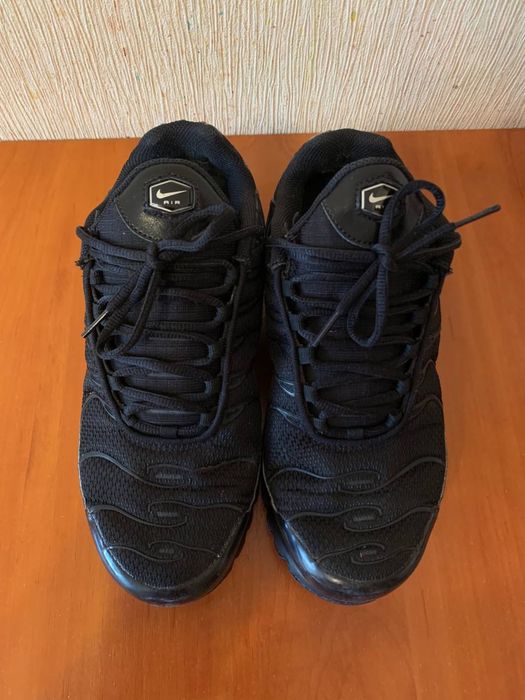 Кросівки Nike air max tn plus triple black оригінал nike tn plus
