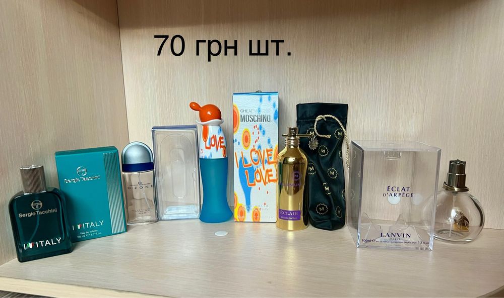 Флаконы/коробки Trussardi My Land, Dolce & Gabbana Dolce Peony,Vercace