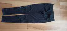 Czarne leginsy z lycra rozmiar 164