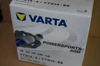 Nowy 12Ah 200A akumulator Varta motocykl YTX14-4 BS AGM Powersports