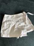 Шорты-юбка белые деним джинсовые zara Xs-S